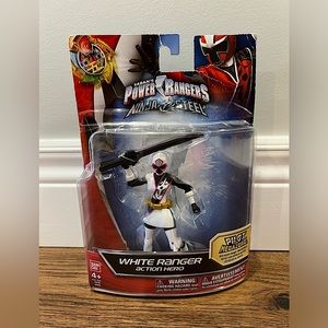 Power Rangers Ninja Steel white Ranger figure